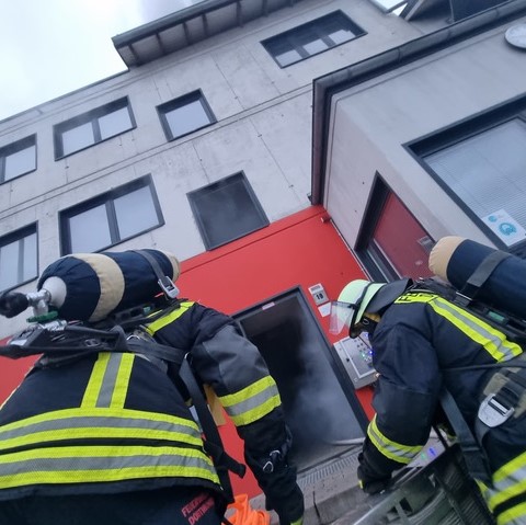 Einsatzbild Simulierter Wohnungsbrand